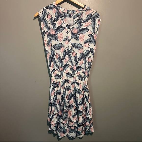 Rails Angelina Palm Print Drop-Waist Dress - Picture 2 of 7